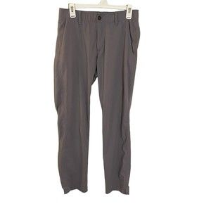 Under Armour Pants Mens 30 x 31 Match‎ Play Golf Chino Stretch Flat Front Gray